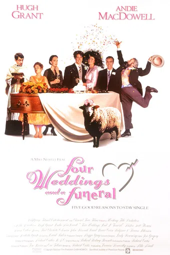 four weddings and a funeral 1994 poster