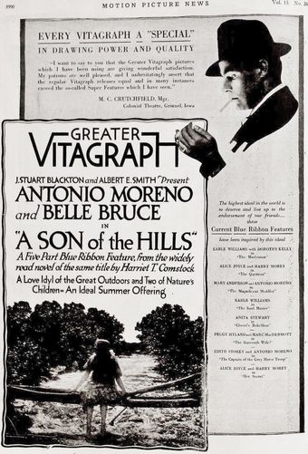 a son of the hills 1917 poster