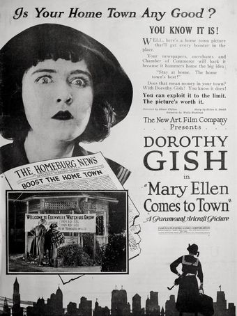 mary ellen comes to town 1920 poster