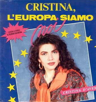 cristina, l'europa siamo noi 1991 poster