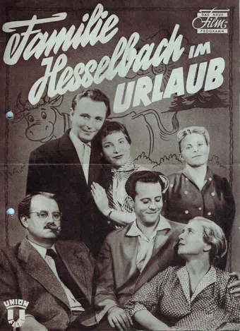 die familie hesselbach im urlaub 1955 poster