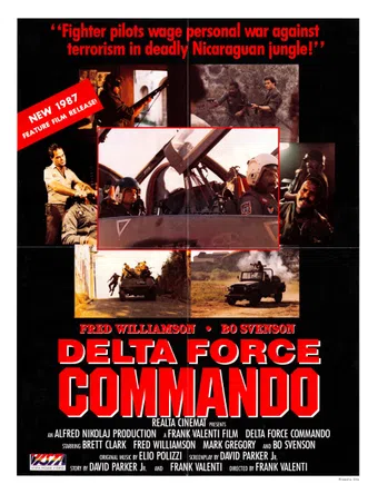 delta force commando 1987 poster