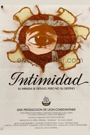 intimidad 1989 poster