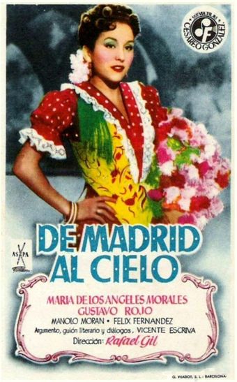 de madrid al cielo 1952 poster