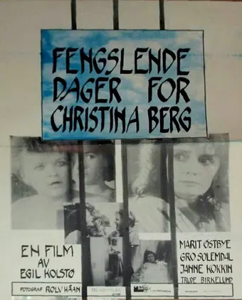 fengslende dager for christina berg 1988 poster