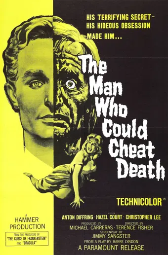 the man who could cheat death 1959 poster