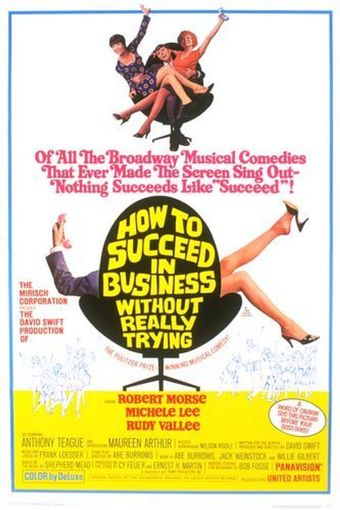 how to succeed in business without really trying 1967 poster