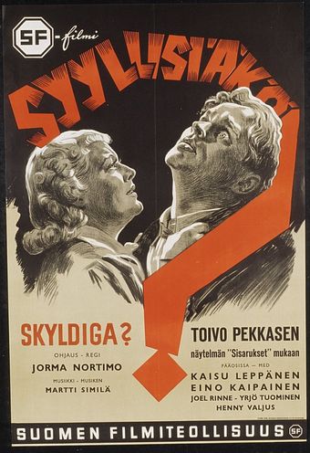 syyllisiäkö? 1938 poster