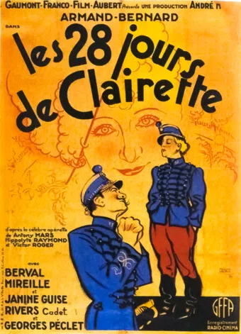 les vingt-huit jours de clairette 1933 poster