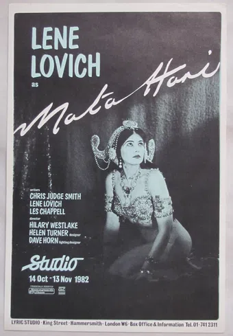 mata hari 1982 poster