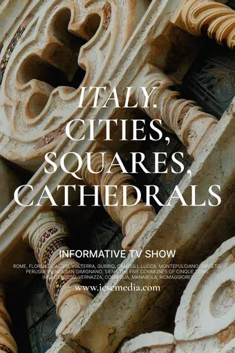 italy. cities, squares, cathedrals 2023 poster