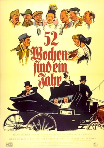 52 wochen sind ein jahr 1955 poster