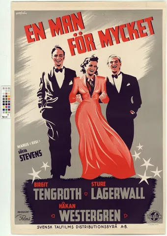 en man för mycket 1941 poster