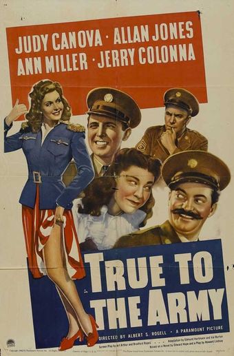 true to the army 1942 poster