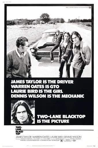 two-lane blacktop 1971 poster