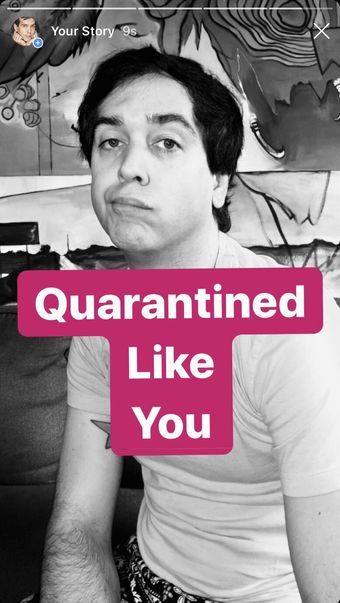 quarantined like you 2020 poster