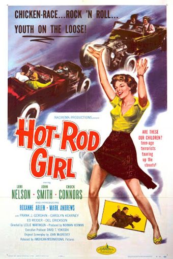 hot rod girl 1956 poster