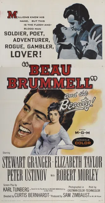 beau brummell 1954 poster