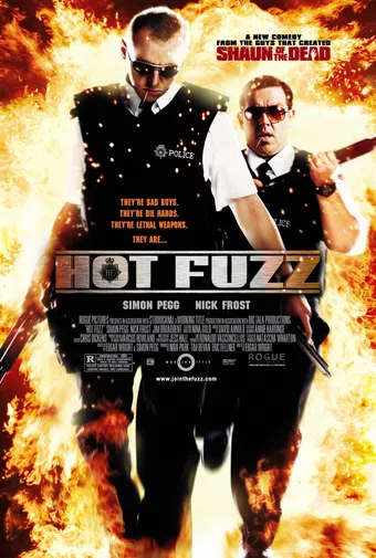 hot fuzz 2007 poster