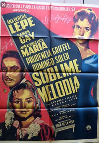 sublime melodía 1956 poster