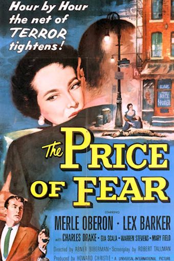 the price of fear 1956 poster