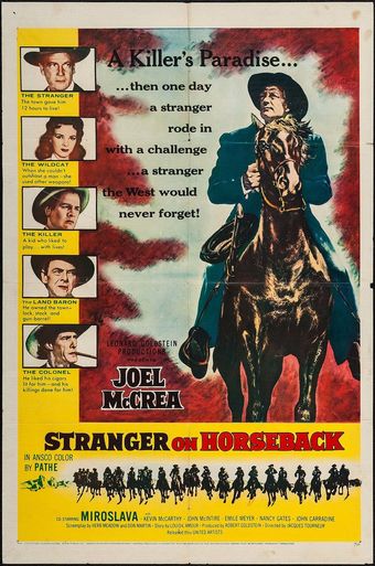 stranger on horseback 1955 poster