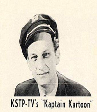 kaptain kartoon 1956 poster