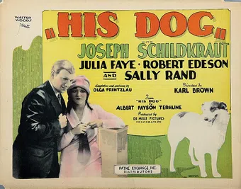 his dog 1927 poster