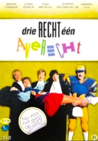 drie recht, één averecht 1988 poster