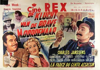 de klucht van de brave moordenaar 1956 poster