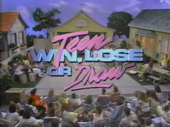 teen win, lose or draw 1989 poster