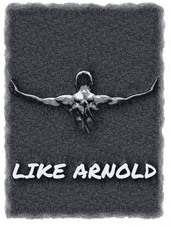 like, arnold poster