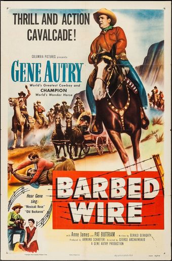 barbed wire 1952 poster