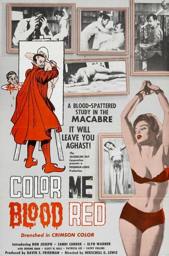 color me blood red 1965 poster