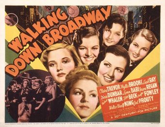 walking down broadway 1938 poster