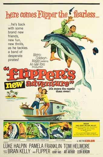 flipper's new adventure 1964 poster