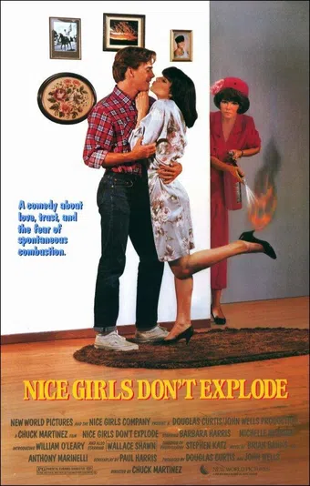 nice girls don't explode 1987 poster