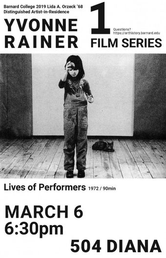 lives of performers 1972 poster