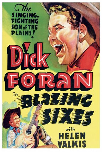 blazing sixes 1937 poster