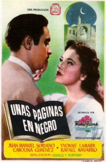 unas páginas en negro 1950 poster