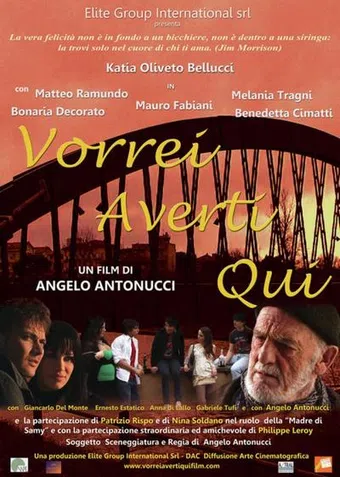 vorrei averti qui 2010 poster