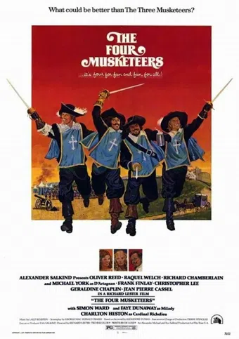 the four musketeers 1974 poster