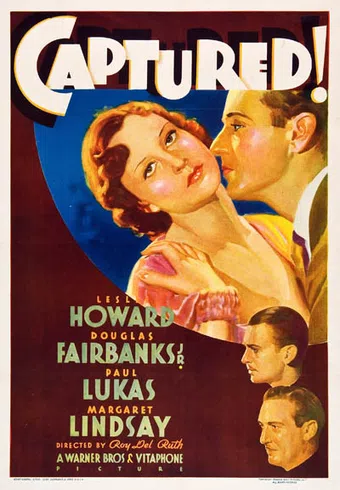 captured! 1933 poster