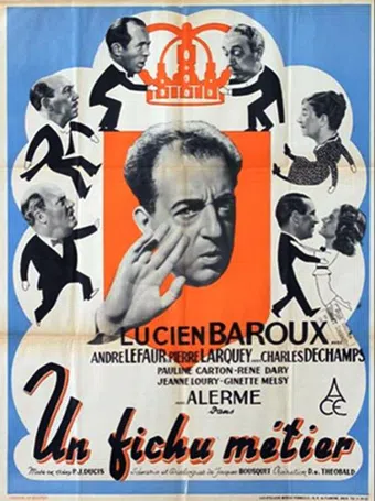 un fichu métier 1938 poster