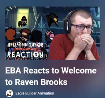 eba reacts - welcome to raven brooks 2024 poster