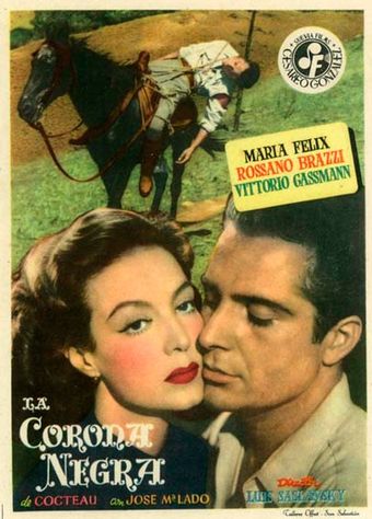 la corona negra 1951 poster