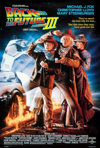 back to the future part iii 1990 poster