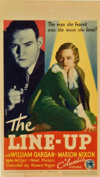 the line-up 1934 poster