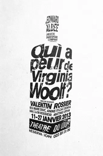 qui a peur de virginia woolf? d'edward albee 2011 poster