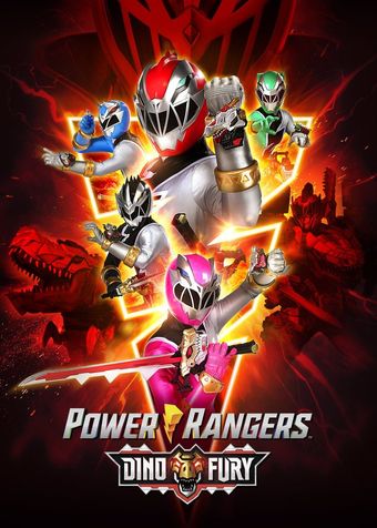 power rangers: dino fury 2021 poster